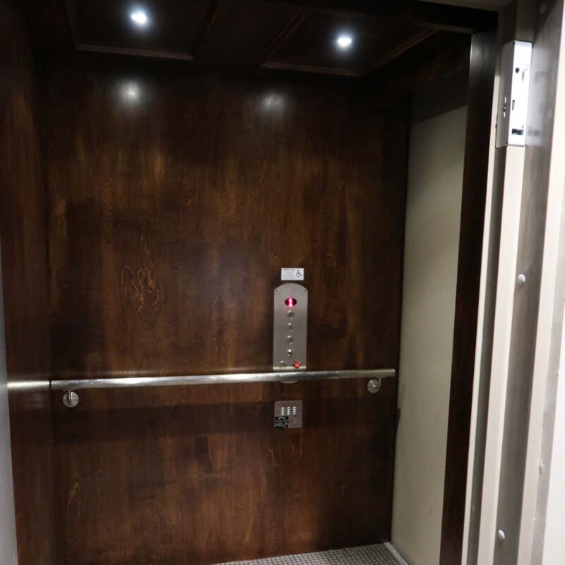 interior of elevator