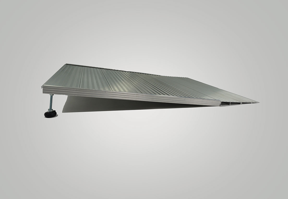 6-inch-adjustable side view of 6" adjustable ramp