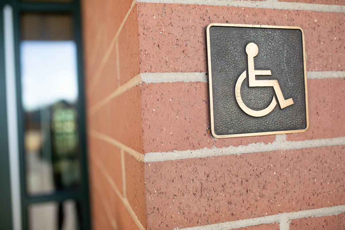 wheelchair accessible sign