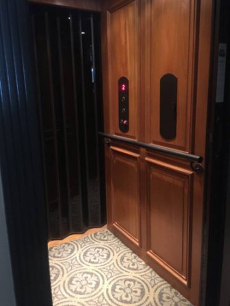 inside of home elevator