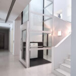 Cibes Air Elevator in home next to stairs - Dayal Emirates Hil